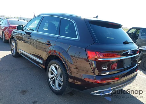 2021 Audi Q7 Premium Plus 55 Tfsi Quattro Tiptronic из США, поврежденный, VIN WA1LXAF79MD018170